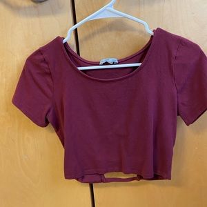 CHARLOTTE ROUSE crop top